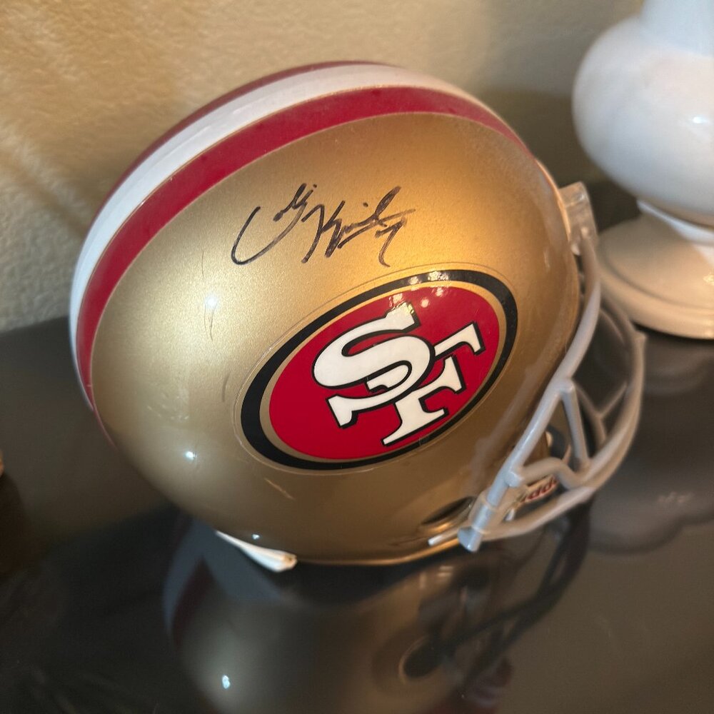 San Francisco 49er's Authentic Signed Kaepernick Football Helmet